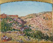 Thomas Seddon, Jerusalem and the Valley of Jehoshaphat from the Hill of Evil Counsel